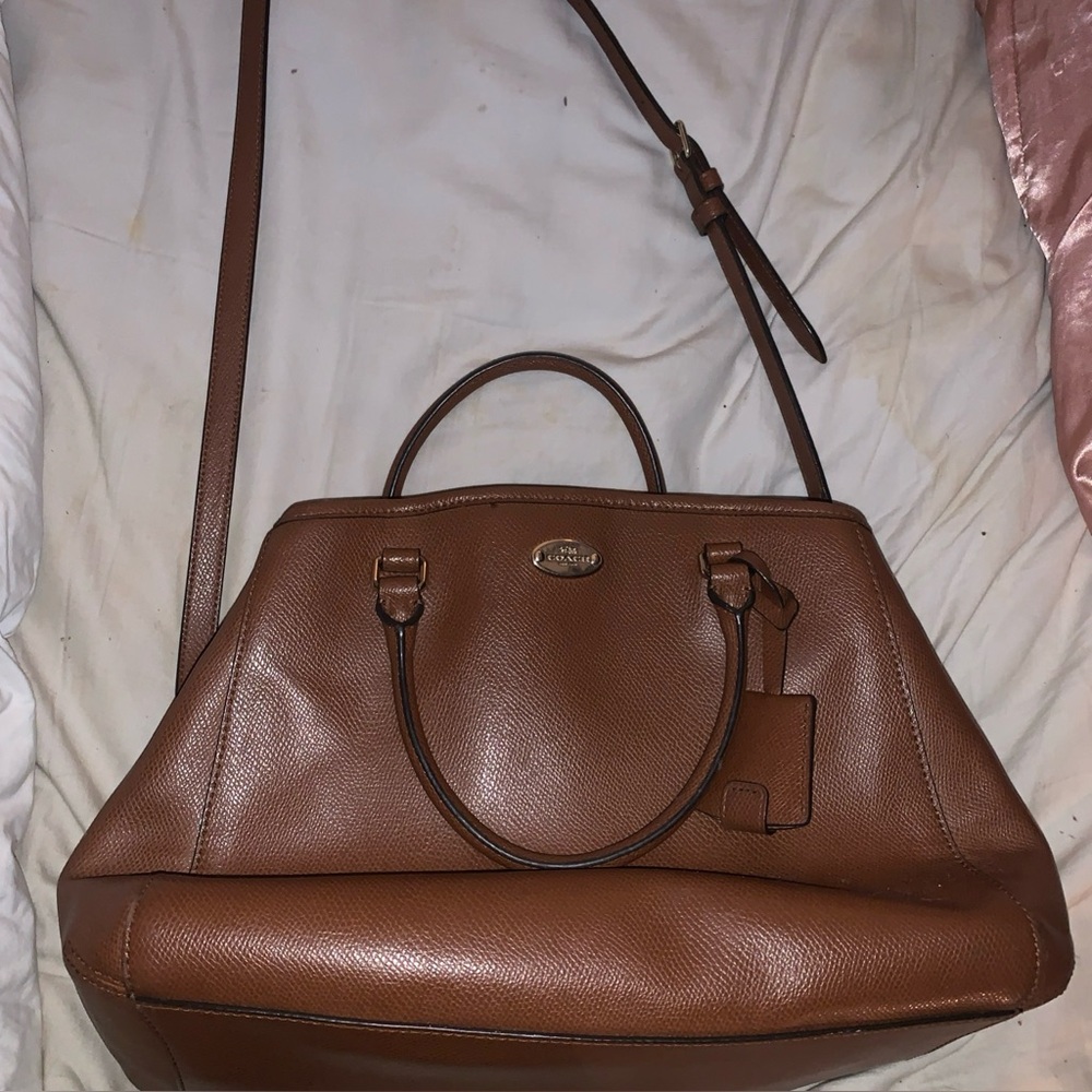 Coach Brown Leather Satchel